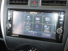 日産純正メモリーナビ（MM318D-W）◆AM、FM、CD、DVD再生、Bluetooth、フルセグTVがご使用いただけます。初めて訪れた場所でも安心ですね！