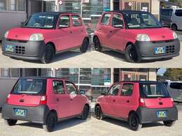 ★可愛らしいツートンカラーに全塗装済み♪★ラプター塗装にてマットになり強靭な塗膜で傷も付きづらいです！