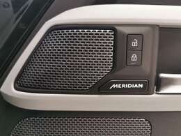 【MERIDIANサウンドシステム】英国の高級オーディオブランド「MERIDIAN」のサウンドシステムです。上質なドライブには上質な音響を。