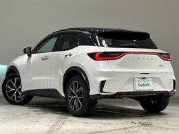 お車を左後ろから見るとこのような感じになります。テールランプやドアバイザー等装備品を確認できます。
