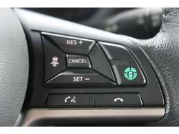 先行車に一定の間隔にて走行可能　ハンドル支援機能付き　マイパイロット