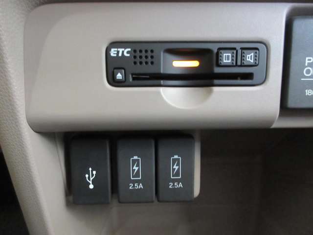 ETC車載器搭載！高速道路も楽々通過できます♪