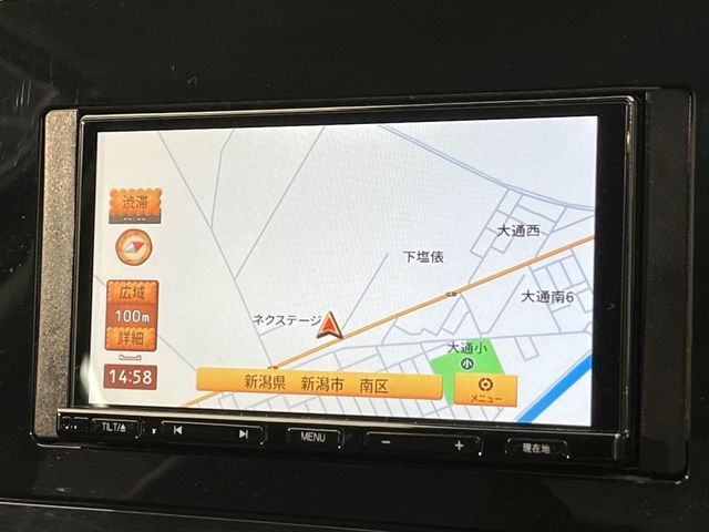 【ナビゲーション】目的地までしっかり案内してくれる使いやすいナビ。Bluetooth接続すればお持ちのスマホやMP3プレイヤーの音楽を再生可能！毎日の運転がさらに楽しくなります！！