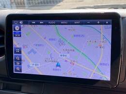 パナソニック9型フローティングナビ搭載。最新型のナビへの交換もご相談頂けます。