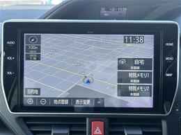 【純正ナビ】専用設計で車内の雰囲気にマッチ！ナビ利用時のマップ表示は見やすく、いつものドライブがグッと楽しくなります！