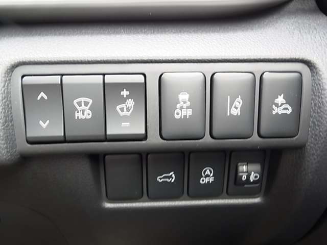 各種機能の操作ボタンです。