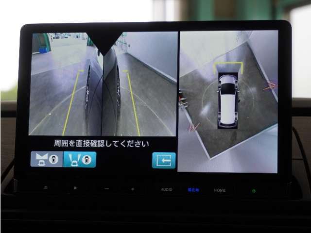 ◆全周囲カメラシステム◆運転席から見えにくい後方などをナビ画面で確認でき運転を支援するシステムです！