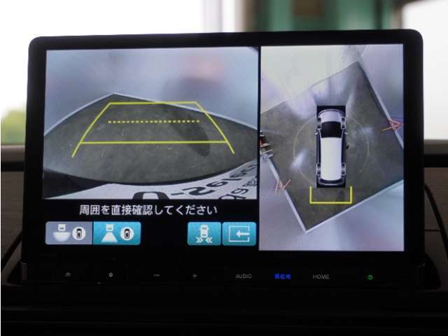 ◆全周囲カメラシステム◆運転席から見えにくい後方などをナビ画面で確認でき運転を支援するシステムです！