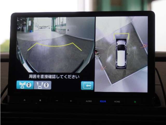 ◆全周囲カメラシステム◆運転席から見えにくい後方などをナビ画面で確認でき運転を支援するシステムです！