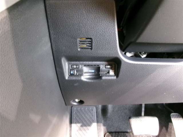 ETC車載器付きです。高速道路の料金所もスムーズに通過できます。