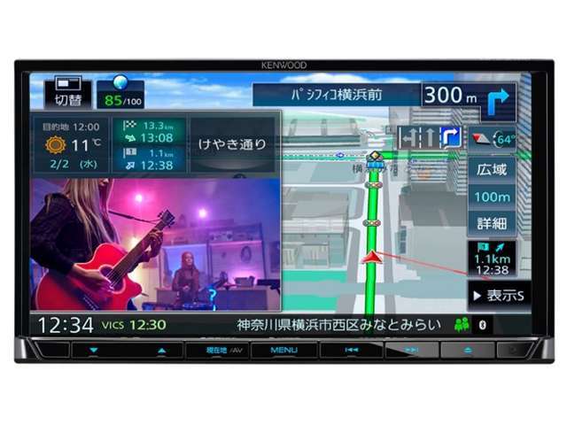 ケンウッド製の彩速ナビと取付工賃セットパックとなります♪フルセグTVや音楽録音機能、Bluetooth機能がございます！お車ご購入のお客様限定のプランとなります！！