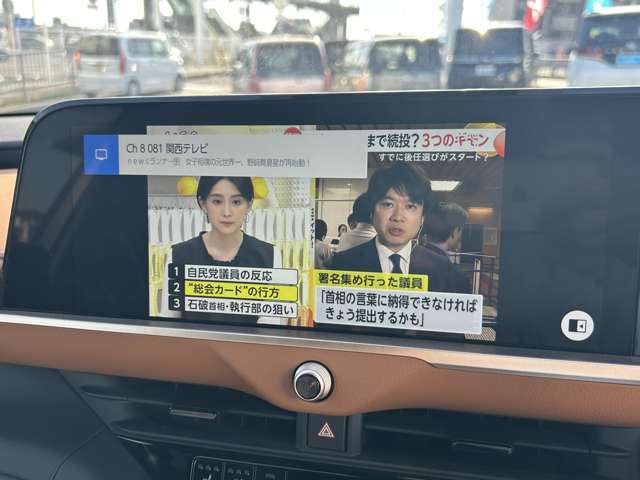 ★地デジTV付で快適なドライブをサポートします！