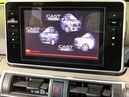 【純正ナビ】人気の純正ナビを装備しております。ナビの使いやすさはもちろん、オーディオ機能も充実！キャンプや旅行はもちろん、通勤や買い物など普段のドライブも楽しくなるはず♪