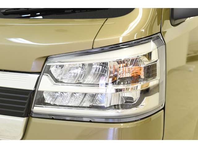 LEDヘッドランプで夜道の視認性も良！