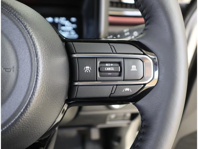 追従機能付きクルーズコントロールシステムで、設定した速度を自動的に維持できます。高速走行時などに便利です♪