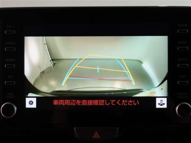 バックガイドモニターで、後方を確認しながら安心して駐車することができます。運転初心者も熟練者も必須の機能ですよ！
