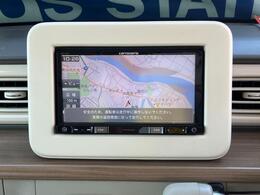 7インチナビを装着！はじめての場所などへのドライブもナビがあれば安心！