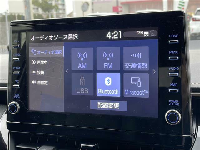 【オーディオソース】CD、DVD、Bluetooth、AM、FMが使えます！テレビも視聴できます♪車内のエンタメもバッチリです♪