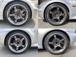 ADVAN鍛造18インチAW　ビルシュタイン足回り