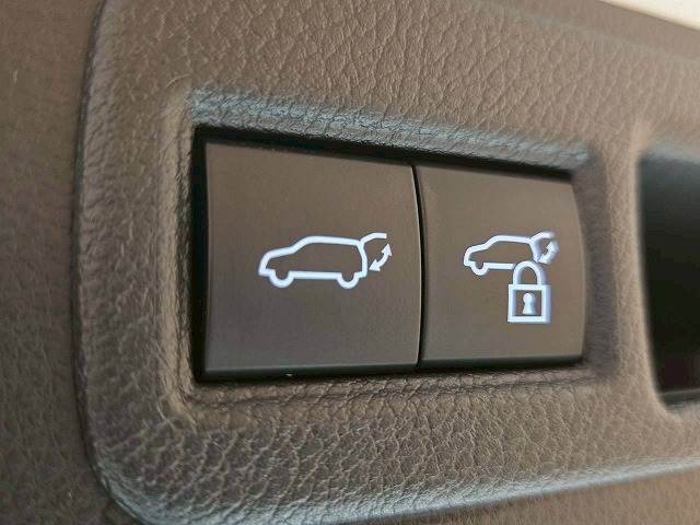 【電動リアゲート】ボタンひとつで大きなゲートも簡単に開閉可能です。背の高いSUVならではの装備は嬉しいですね。