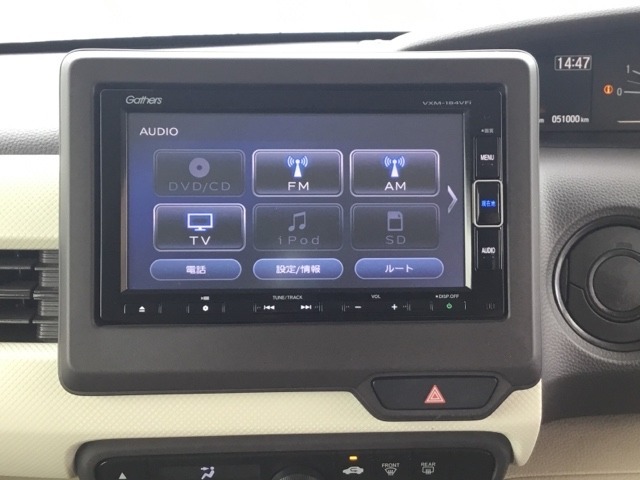 ナビ機能だけではありません、フルセグTVやDVD等、オーディオ機能も充実しています。