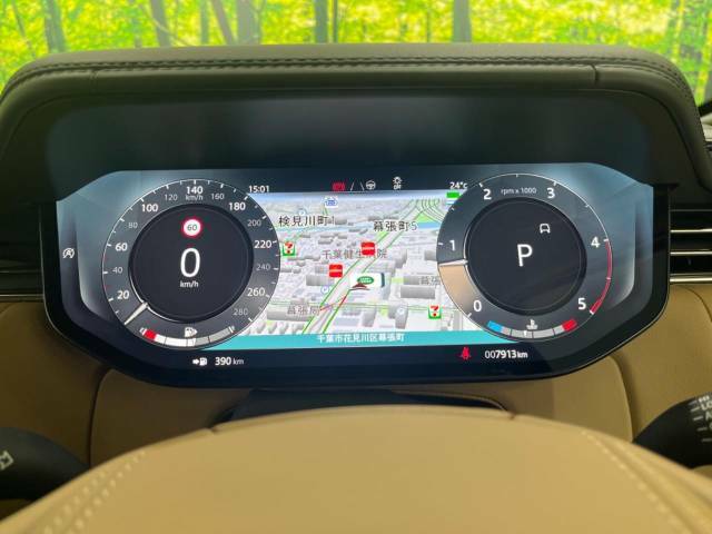 ◆インタラクティブドライバーディスプレイ『12.3インチのフル液晶メーターです。地図を表示することができますので、目線をナビゲーションまで移動せず少し下へ向ければ地図情報を確認いただけます。』