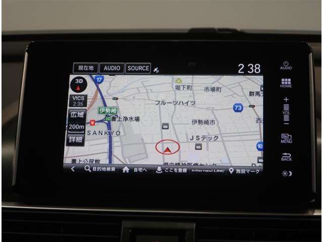 Hondaインターナビシステムです。