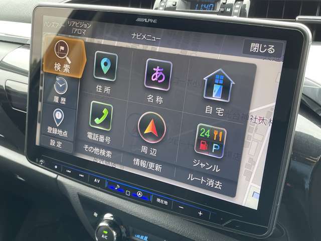 人気の『ALPINE11インチフローティングビッグXナビ』【XF11NX】がインストールされています！