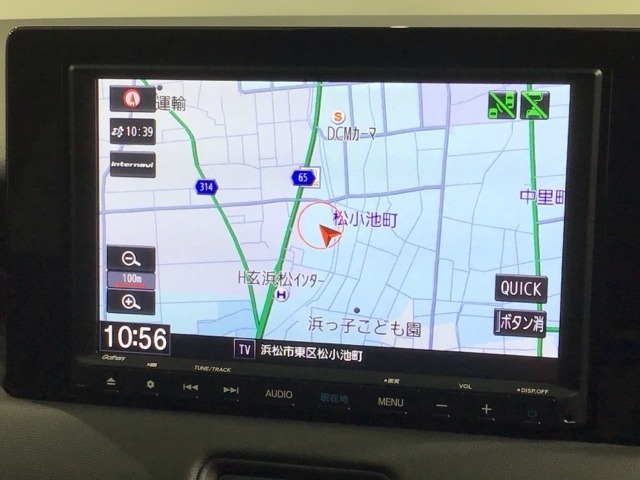 ギャザズナビ搭載です。知らない道も安心ですね！