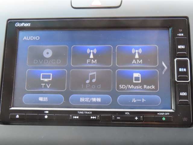 【 ホンダ純正ギャザズ・VXM-204VFi  】Bluetooth接続に対応しています。その他、TVやAM/FMラジオの視聴・CDやDVD再生・USB接続などが可能です。