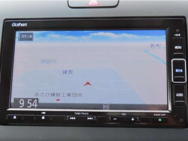 【 ホンダ純正ギャザズ・VXM-204VFi 】ホンダ純正の7インチメモリーナビが装備されています。