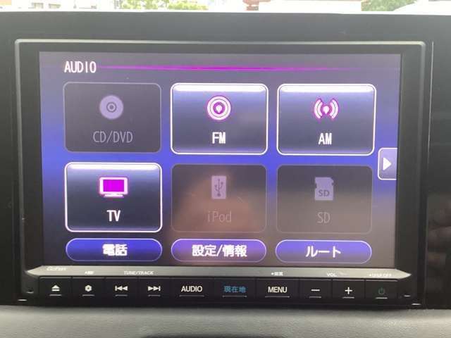 純正ギャザズナビ！TV視聴、DVD・CD再生、音楽録音、Bluetooth接続など対応！
