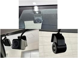 前後＆車内を写すドライブレコーダーを装着済みです。心強いですね！