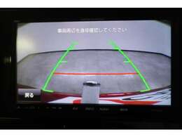 ガイド線付きバックカメラ