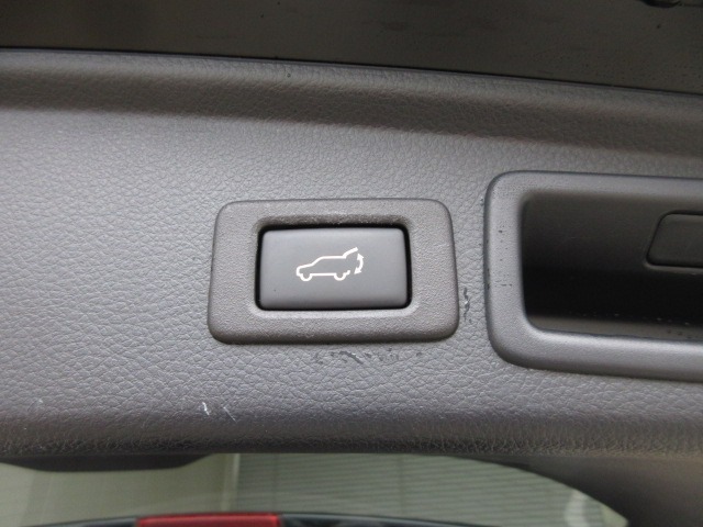 パワーテールゲートの開閉のスイッチは手の届きやすい位置にあります。