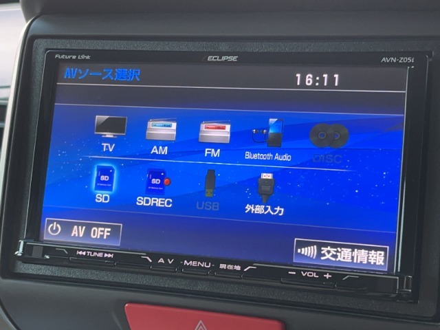 フルセグTV・DVD再生可・Bluetooth　Audio・・・運転中もお気に入りのソースでお楽しみ頂けます！！