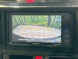 【バックカメラ】駐車時に後方がリアルタイム映像で確認できます。大型商業施設や立体駐車場での駐車時や、夜間のバック時に大活躍！運転スキルに関わらず、今や必須となった装備のひとつです！
