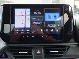 スズキ純正の9インチメモリーナビゲーションを装着しています。ラジオやフルセグTV、CDなどの視聴に加え、Bluetooth接続も可能！さらにはApple Car PlayやAndroid Autoにも対応しています！