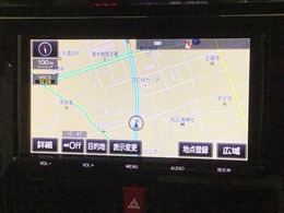 ナビ搭載です。知らない道も安心ですね！