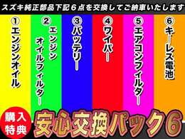 納車前点検での安心交換パック6：ディ―ラ―ならではの安心なサービスです！！！！！！