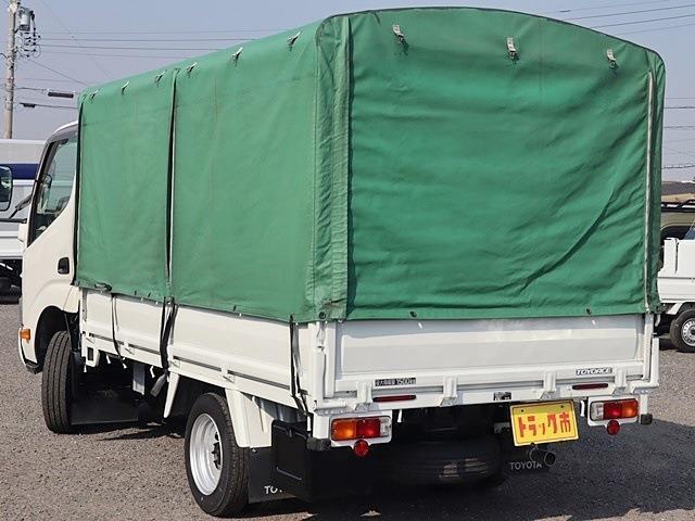 トヨタ トヨエース 平ボディ 積載1.5t 幌付 5MT 2017年 9.9万