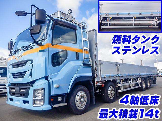 【H28/6 いすゞ ギガ アルミブロック QPG-CYJ77B】■ アルミブロック平ボディ■ 最大積載14,000kg■ 燃料タンクステンレス■ エビカンステンレス■ 蝶番ステンレス■ アルミホイール