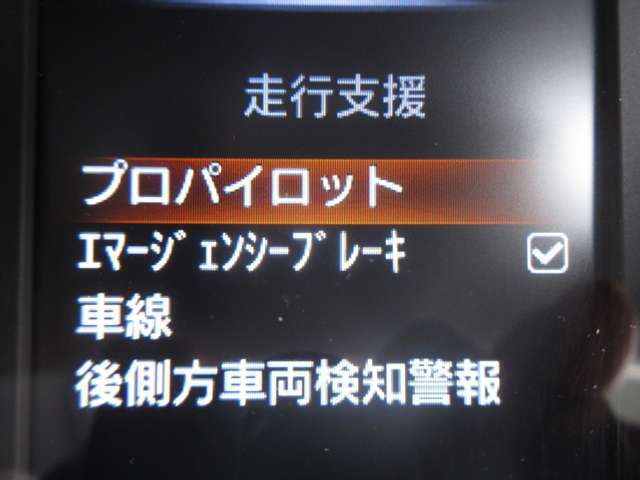 安全装備もしっかりあります