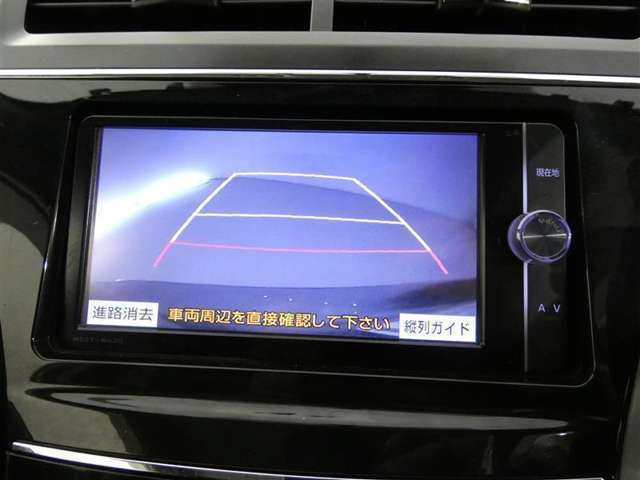 バックガイドモニターで、後方を確認しながら安心して駐車することができます。運転初心者も熟練者も必須の機能ですよ！