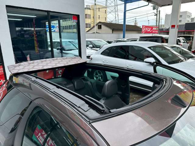 ルーフの開閉も問題なくスムーズに動作しております。