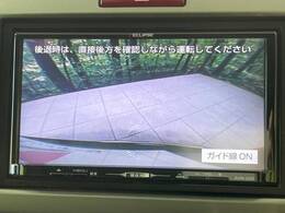 【バックカメラ】駐車時に後方がリアルタイム映像で確認できます。大型商業施設や立体駐車場での駐車時や、夜間のバック時に大活躍！運転スキルに関わらず、今や必須となった装備のひとつです！