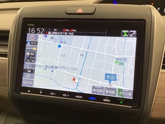 ギャザズナビ搭載です。知らない道も安心ですね！