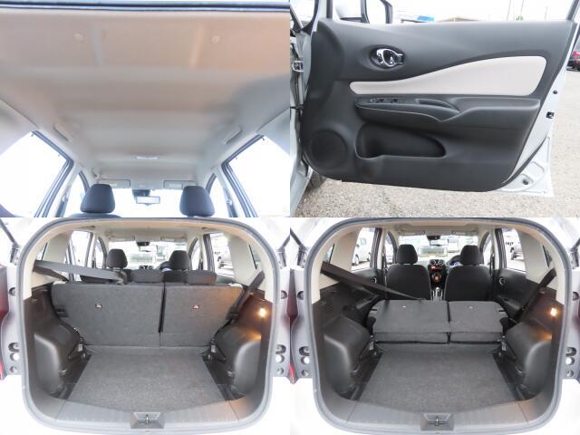 シートを倒せば、ラゲッジスペースがこんなにも広くなりますよ♪