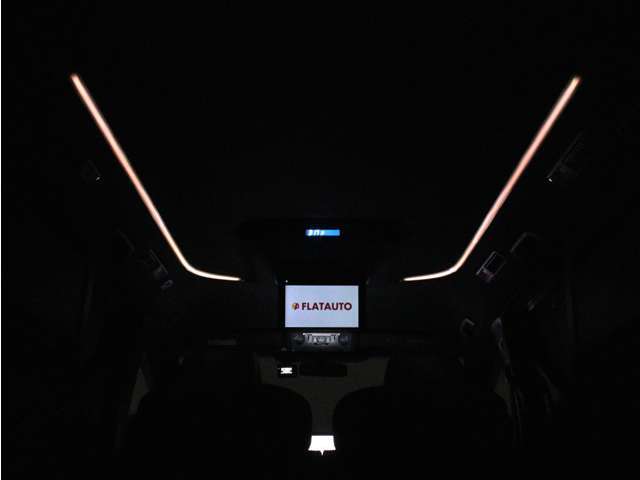 夜間に室内を照らしてくれるルームライトです