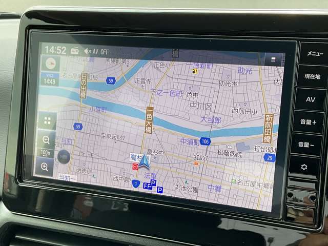 [日産純正ナビ]遠くへのお出かけする際の心強い味方です！細かい所までの詳細地図が出たり、目的地の登録件数が多く便利で快適です。